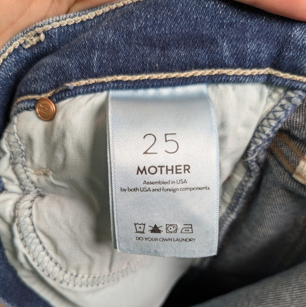 MOTHER The Mid Rise Dazzler Ankle Jeans in Satisfaction Guaranteed Size 25 - Picture 8 of 13